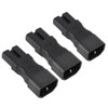 3PCS Comb Power Adapter IEC320 C14 to C15 PVC and