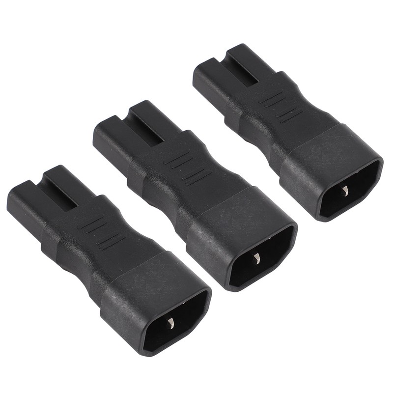 3PCS Comb Power Adapter IEC320 C14 to C15 PVC and