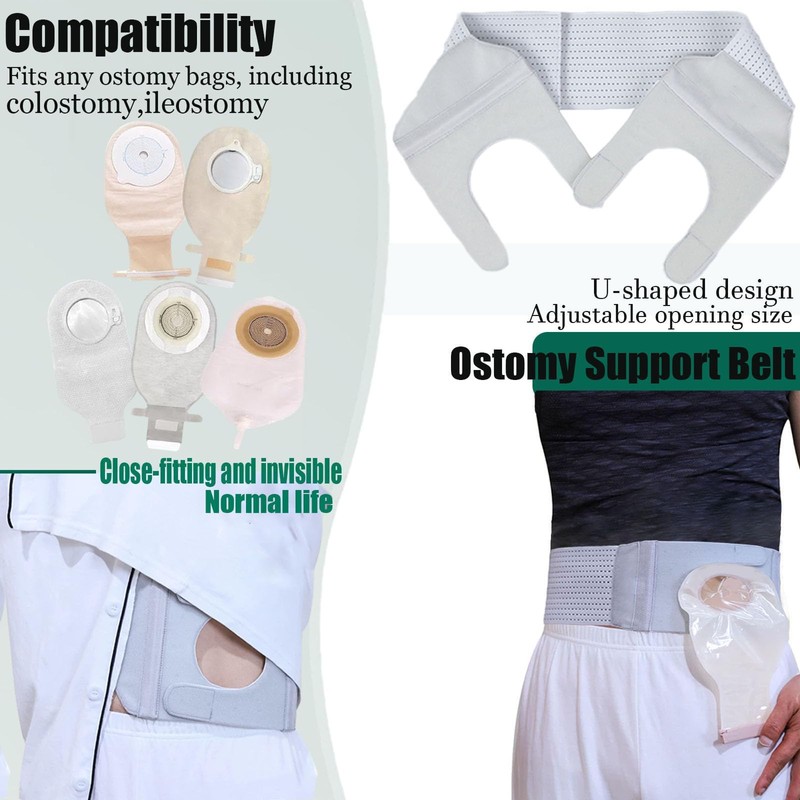 Flosmore Ostomy Support Belt Adjustable Stoma3308