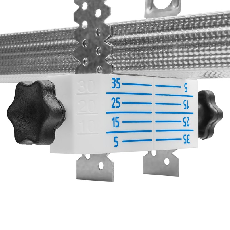 2 x Leveling System for Suspended Ceilings, Quick Installation Tool,