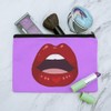 Seductive Luscious Open Mouth Lips Makeup Cosmetic Bag Organizer Pouch