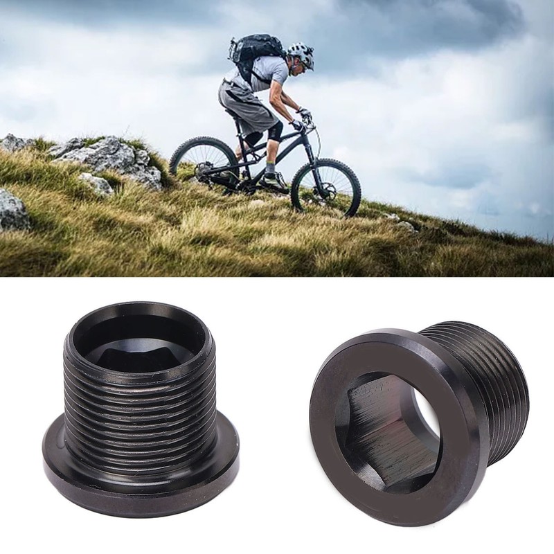 Bike Crank Screw Rust Proof Metal Chain Wheel Nut Bike