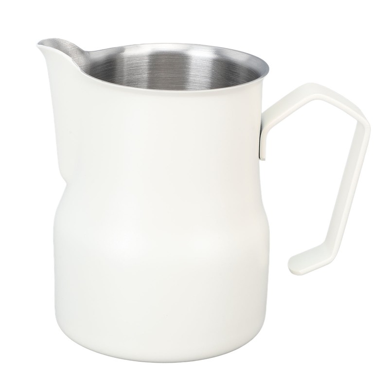 Milk Frother Cup 350ml 304 Stainless Steel Pointed Mouth Foaming