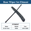 Rear Windshield Wipers Blade Arm Set for Ford EDGE 2015-2020