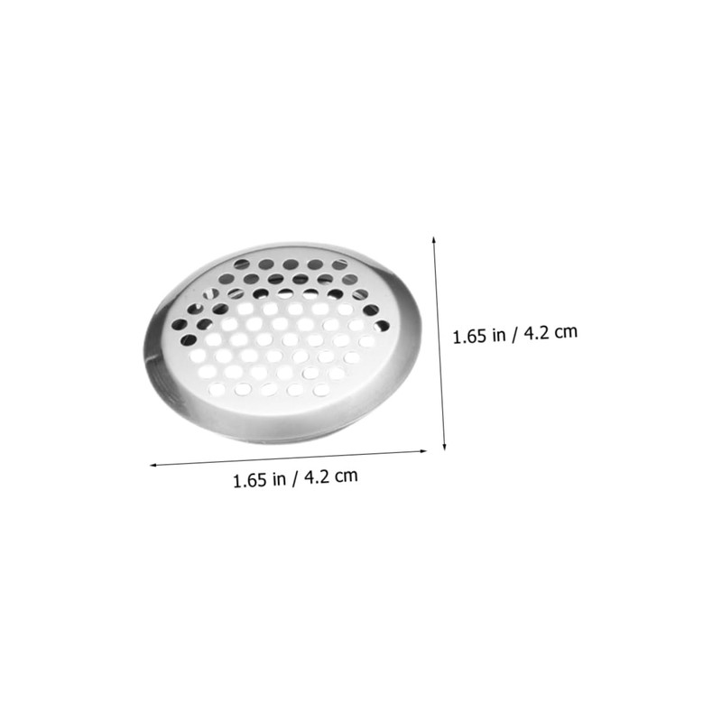 jojofuny 100pcs Round Ventilation Covers Air Vent Metal Furniture Vent