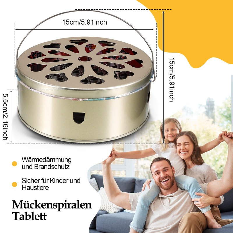 Mosquito Spiral Holder Box, Mosquito Coil Holder, Mosquito Coil Holder