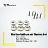 TiTo Titanium Mountain Bike Headset Caps Bicycle Parts Titanium CNC
