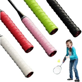 5 pcs Grip Raqueta Tenis, Antideslizante y Absorbente del Sudor，Cinta de Agarre para Raqueta de Tenis. Cinta de Agarre de Bádminton, Adecuado para el Agarre de Raquetas de Tenis y Bádminton