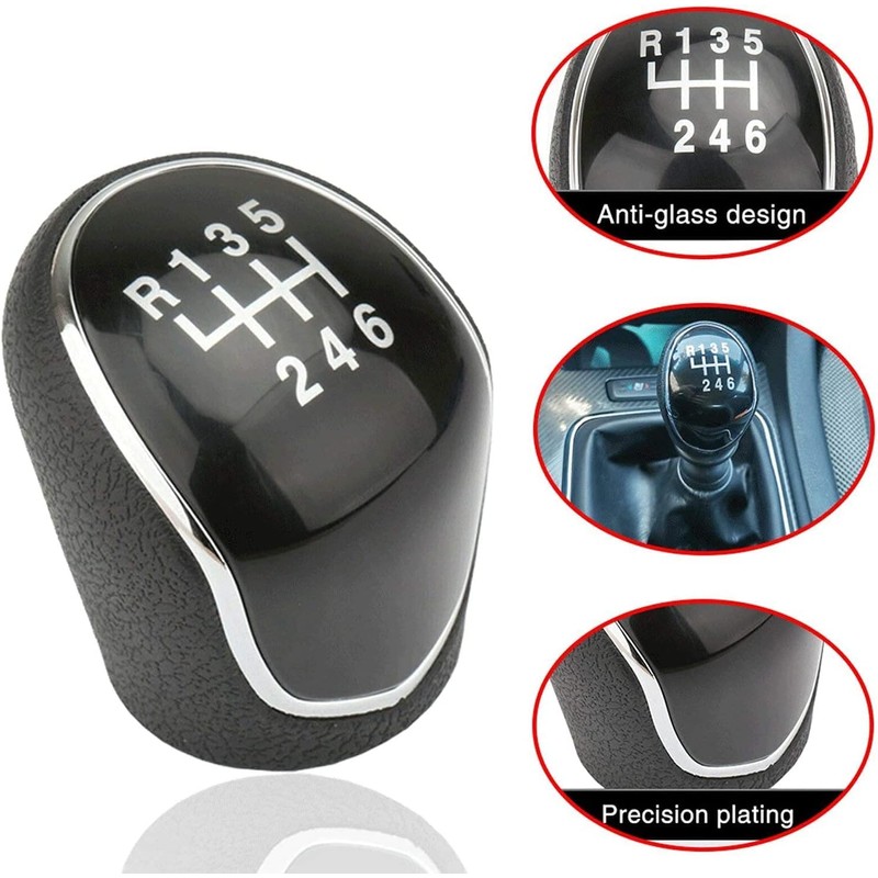 Huianpen 6-Speed Car Gear Knob Shifter, for Hyundai IX35 2010