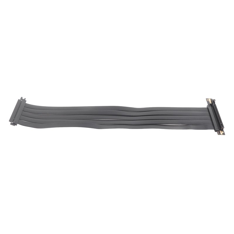 PCIE 4.0 X16 Extender Right Angle 64GB/s Shielded Plug and