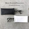 Garment PU Leather Glasses Case, Sunglasses Case, Dedicated Case, Red