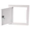 150x150mm / 6x6 inch White Metal Access Panel with Key