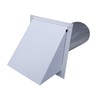 5 Inch Wall Vent Painted White Screen Only (5 Inch