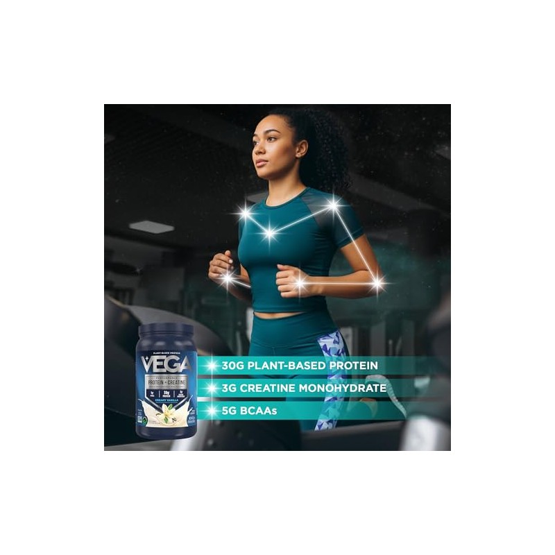 Vega Protein + Creatine con 30 g de Proteína y