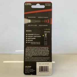 LifeGear Life Gear COB 100 Lumen LED Aluminum Flashlight w/Emergency Signal Differ.colors