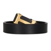 Aurolran Men&Womens Leather Dress Belt Business Automatic Buckle Belt Color-Black