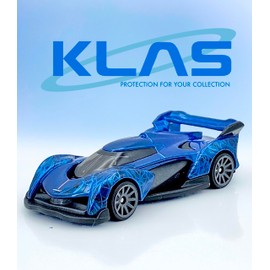 Hot Wheels McLaren Solus GT (Metallic Blue & Black) 6/10 HW Modified - 2024-70/250 (Short Card) - includes a KLAS Car Keeper Protector Case - HTB68