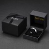 King Will 6mm Men's Gunmetal Gray Wedding Ring - Brushed