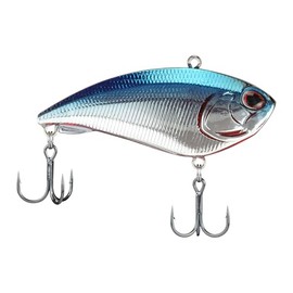 Berkley Jack Fishing Hard Bait, Blue Chrome, Size 7, 2.75 in, Sharp Knife Blade Design Creates Super Fast Fall, Equipped with Fusion 19 Hooks, Dual Flash-Point Enhances Side Flash