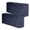 2Pcs Fabric Armrest Covers Universal Elastic Furniture Sofa Armrest Slipcover