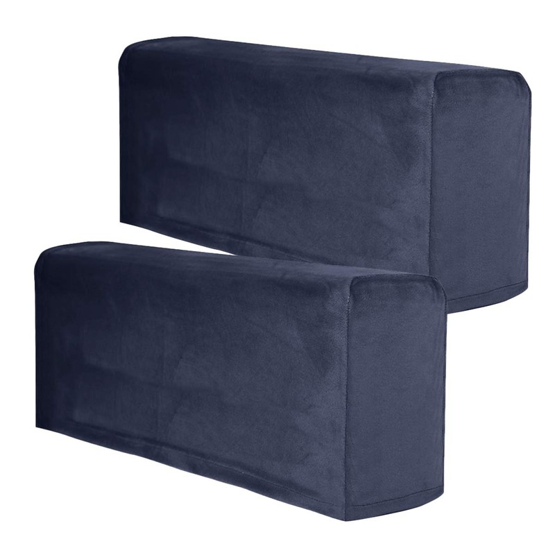 2Pcs Fabric Armrest Covers Universal Elastic Furniture Sofa Armrest Slipcover