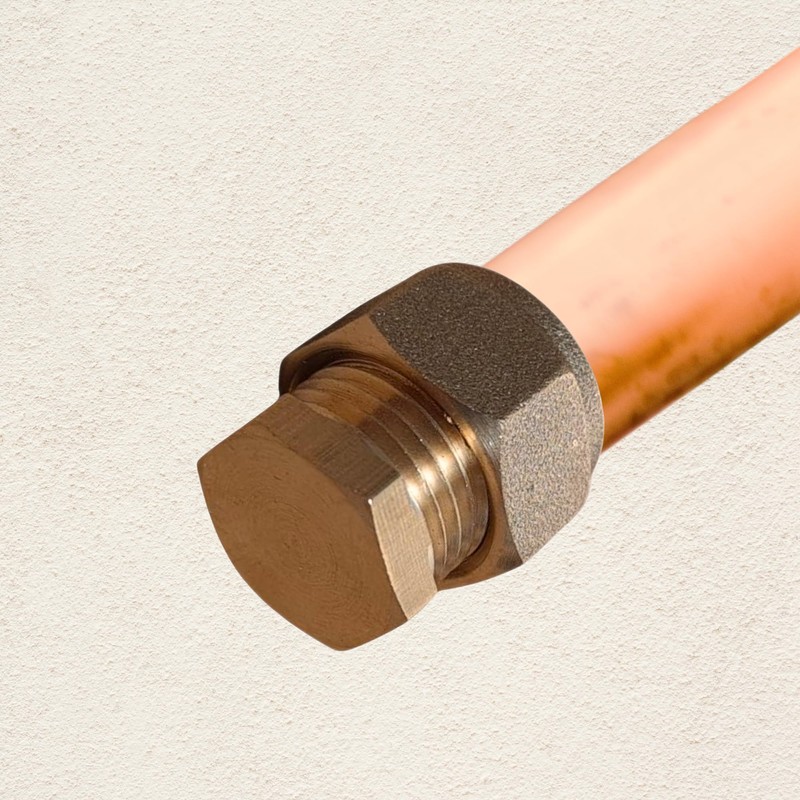 10mm Brass Compression Stop End – Pack of 2 |