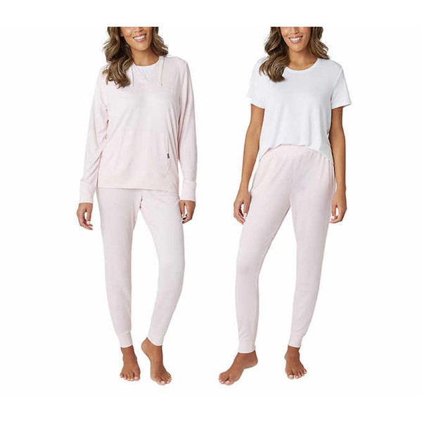 Eddie Bauer Women's 3 Piece Ultra Soft Hacci Lounge PJ
