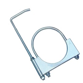 CAROTUPY 4" Heavy-Duty Universal Exhaust Clamp with Hanger, Exhaust Pipe Muffler Hanger for Cars, Trucks