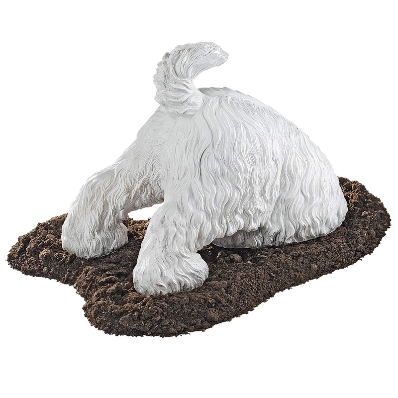 Design Toscano Highland Terrier Digging Dog Statue