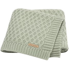 Neiwech Cellular Baby Blanket Knitted Soft Blankets for Newborn Boy Girl 100 * 80cm Green