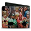 Buckle-Down Men's PU Bifold Wallet League Justice Issue #1 18-Character