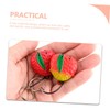 Healvian 5pcs Cartoon Strawberry Nail Clipper Friendly Fingernail Trimming Tool