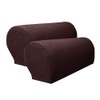 LERTREE 1 Pair Sofa Arm Slipcovers Elastic Sofa Armrest Protectors