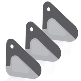 Rascador de alimentos, raspador de platos 2 en 1, nailon y silicona, herramientas raspadoras de cocina para sartenes de hierro fundido, utensilios de 