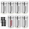 PEDOBALI 7 Pcs Kitchen Canisters Set with Window Glass 32
