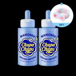 Mamonde [마몽드][더블] 츄파춥스 X 카밍 샷 아줄렌 흔적 수분 앰플 [ Mamonde ][ Double ] Chupa Chups X Calming Shot Azulene Trace Moisture Ampoule