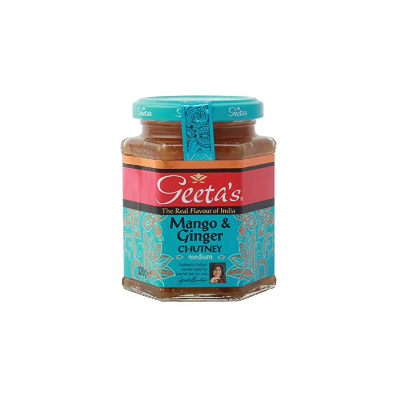 Geetas Mango & Ginger Chutney, 320g