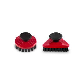 Le Creuset Set of 2 Cleaning Brushes, Cerise