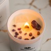 OakVault Organic Soy Scented Candles With Crystals - Flavors: Juniper