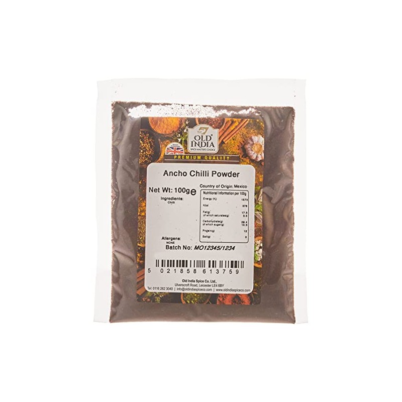 Old India Ancho Chilli Powder 100g