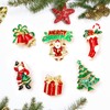 MELLIEX Set of 6 Christmas Brooches Pin Set Rhinestone Christmas
