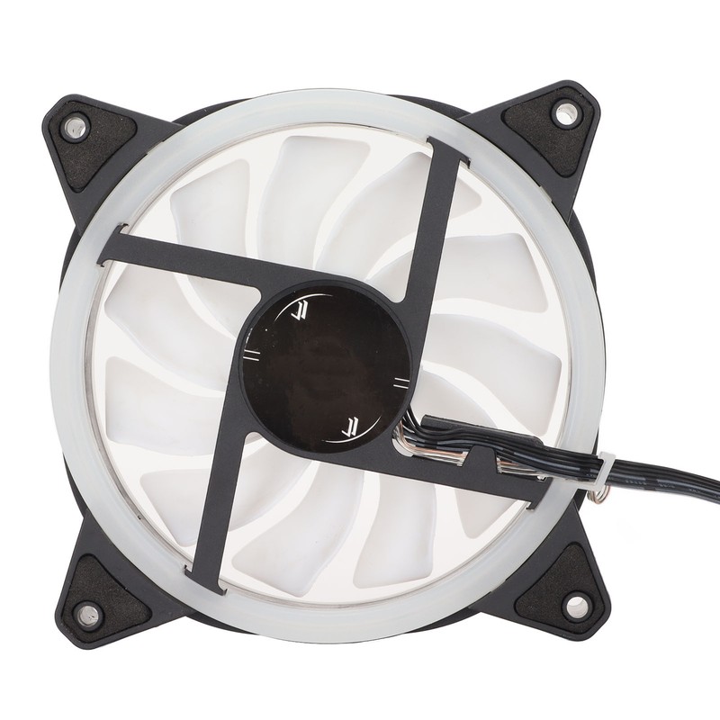CPU Fan 11 Blades RGB Colorful Enhanced Frame Design Shockproof