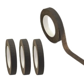 TIAMALL Floral Tape 1/2" Wide Flower Tape for Bouquets Floral Arranging Bouquet Stem Wrap Flower Crafts (4, Brown)
