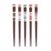 Buba Wooden Chopsticks 5-P Nail Camellia / Solid Wood Chopsticks / 부바 나무젓가락 5P 네일동백  원목젓가락