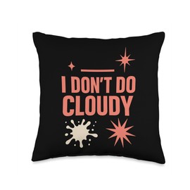 Aquarium Cleaner Fish Tank Technician Algae Scrub Throw Pillow