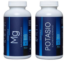 NLS Essentials® | Magnesio + Potasio Duo Pack | Mezcla de 2 fuentes de Magnesio y 2 fuentes de Potasio | Cápsulas Vegetales con Ingredientes Naturales