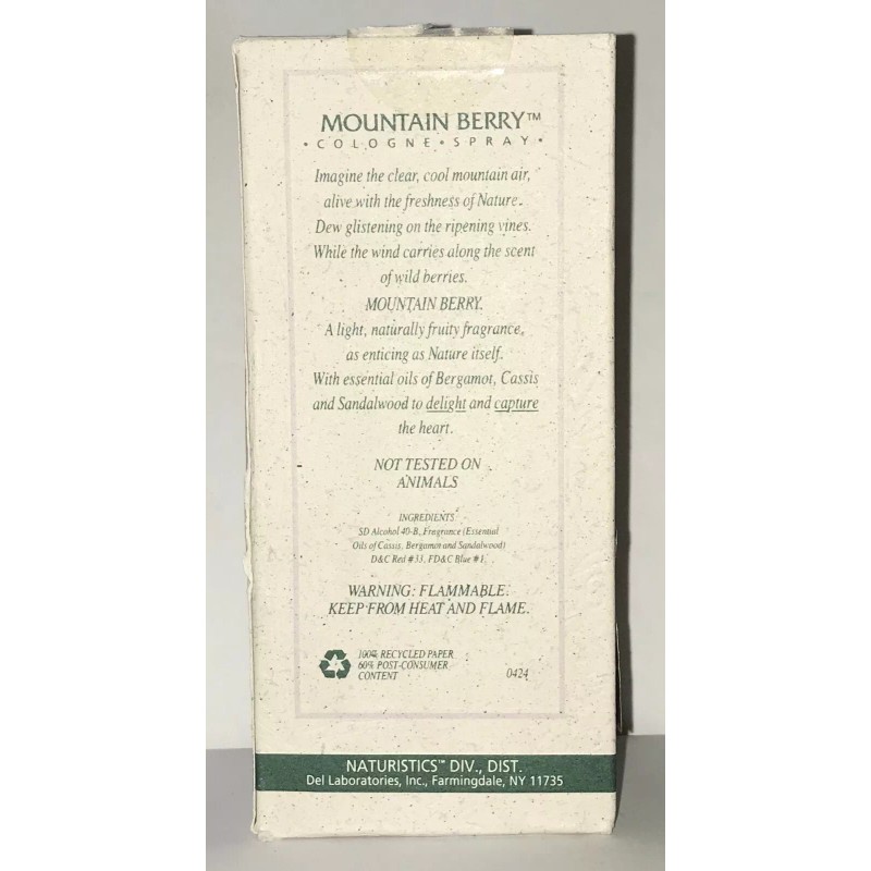 Naturistics Naturistics Cologne Spray - Mountain Berry 1.8 fl oz