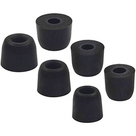 Rqker Foam Ear Tips Compatible with Beats Flex Earbuds, 3 Pairs S/M/L Sizes Replacement Soft Foam Ear Tips Earbuds Memory Foam Eartips, Compatible with Beats Flex, 3 Pairs, Black SML