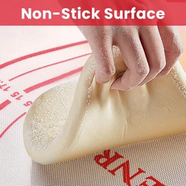 Non-slip Pastry Mat Extra Large,Counter Mat, Dough Rolling Mat,Oven Liner,Fondant/Pie Crust Mat
