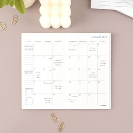 AT-A-GLANCE 2025-2026 Planner, 3-1/2" x 6", Pocket Size, 2 Year Monthly Planner, Badge, Floral (1722F-021-25)